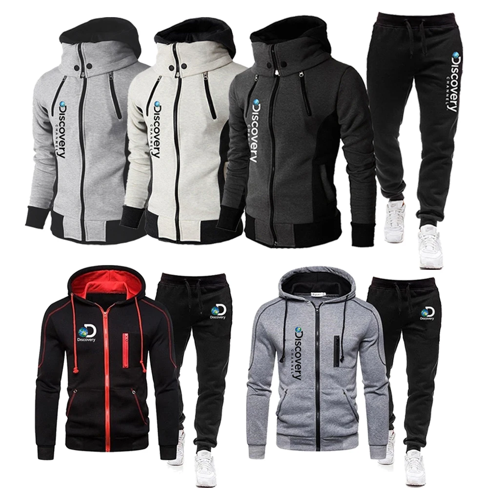New Discovery Men Zipper Hoodies Male Sweatshirt+Sweatpants Suit 2Pcs Warm Tracksuit Sets Men's Hoodies Outwear Hooded Jacket
New Discovery Men Zipper Hoodies Male Sweatshirt+Sweatpants Suit 2Pcs Warm Tracksuit Sets Men's Hoodies Outwear Hooded Jacket
