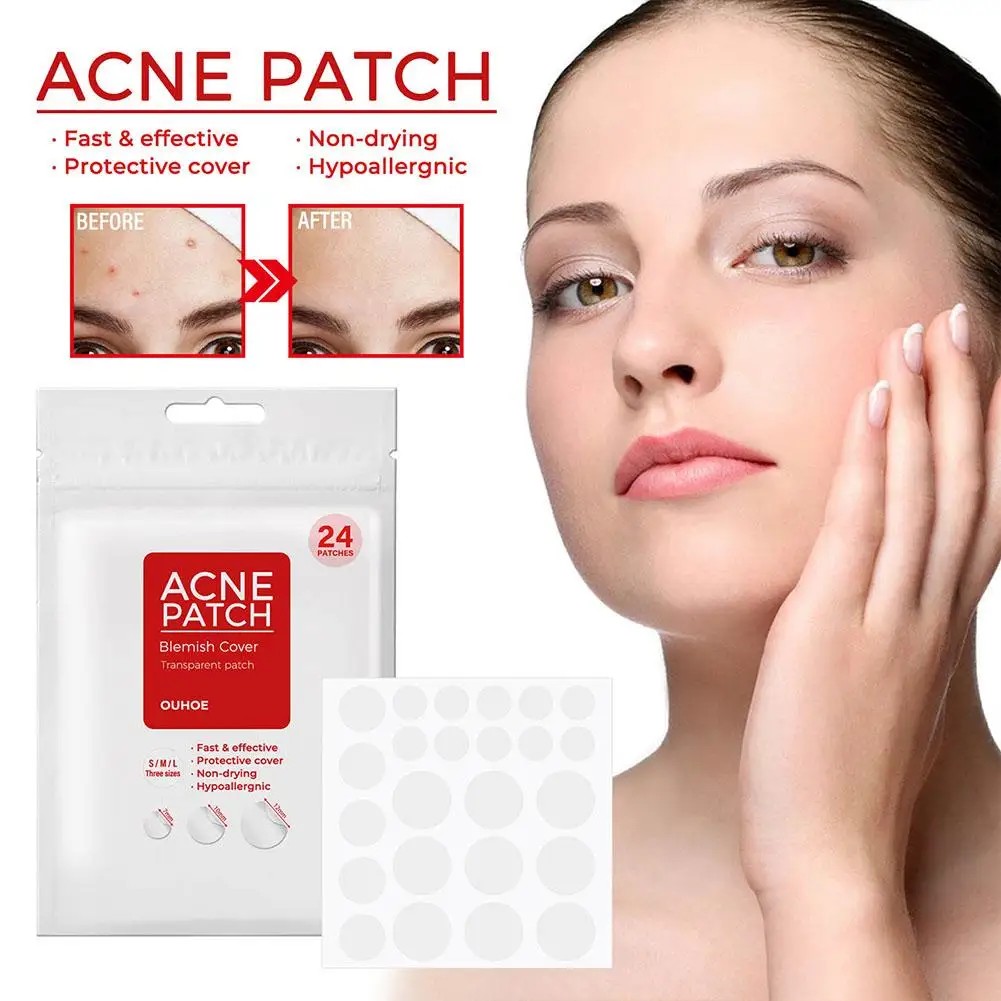 

Face Acne Pimple Spot Scar Care Treatment Stickers Blackhead Tool Pimple Facial Skin Remover Patches Care Removal A0T3
