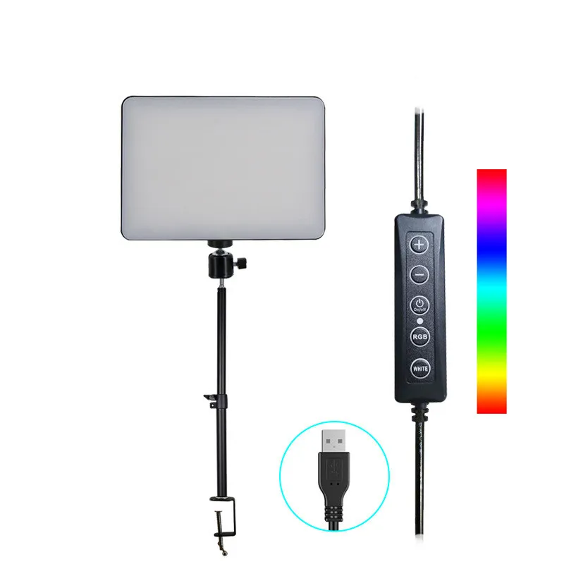 RGB Studio Lights LED Video Flat Plate Lamp Telescopic Tripod Full Color Dimmable Photography Camera Lighting Photo Shooting
RGB Studio Lights LED Video Flat Plate Lamp Telescopic Tripod Full Color Dimmable Photography Camera Lighting Photo Shooting
