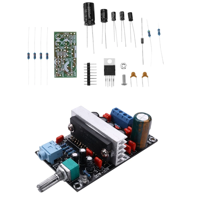 TDA2030A Electronic Audio Power Amplifier Board 18W 9-24V With 20Wx2 Digital Amplifier Board Stereo Class T Audio DC12V
TDA2030A Electronic Audio Power Amplifier Board 18W 9-24V With 20Wx2 Digital Amplifier Board Stereo Class T Audio DC12V