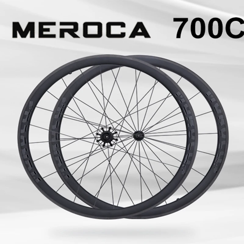 MEROCA Carbon Wheels V Brake 700C Road Bike Wheelset 38/50mm Tubeless NOVATEC F172SB Bearing Hub Road Bicycle Accessories
MEROCA Carbon Wheels V Brake 700C Road Bike Wheelset 38/50mm Tubeless NOVATEC F172SB Bearing Hub Road Bicycle Accessories