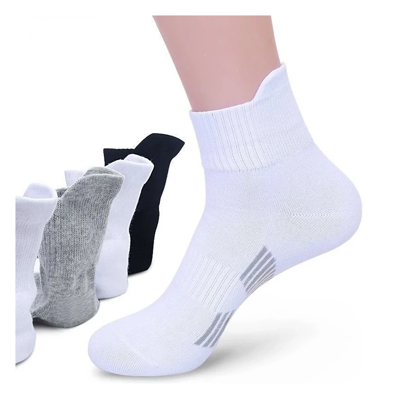 5 Pairs Socks Man 100% Cotton Sweat Absorbent Sock Outdoor Fitness Breathable Four Seasons Running Sports Sock Man EU 38-44
5 Pairs Socks Man 100% Cotton Sweat Absorbent Sock Outdoor Fitness Breathable Four Seasons Running Sports Sock Man EU 38-44