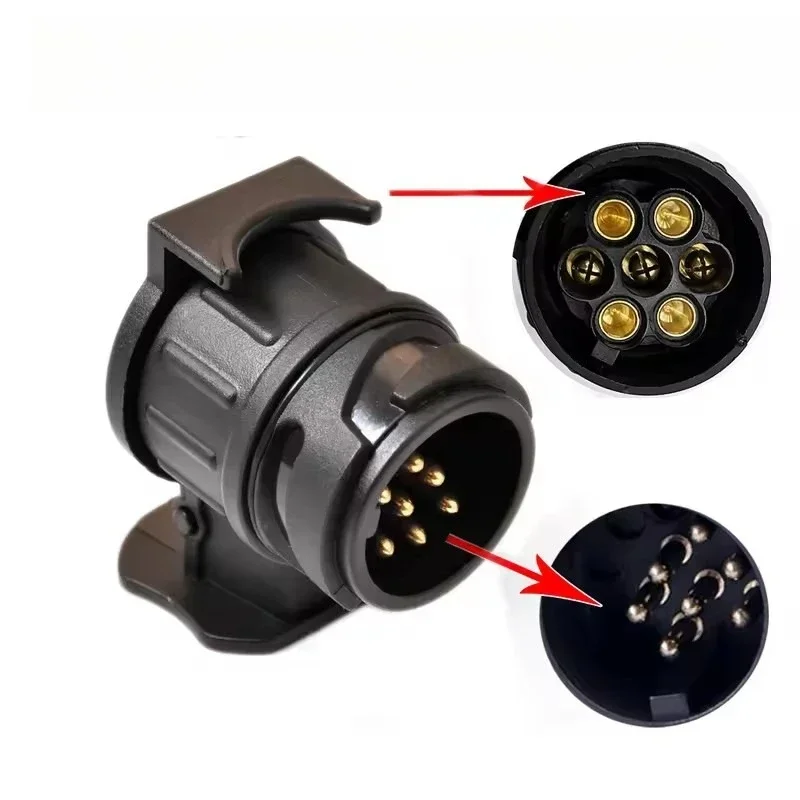 Автомобильный 7-контактный адаптер на 13-контактную вилку 12 В для буксировки фаркопа Водонепроницаемая вилка RV Шнур питания Розетка для прицепа Пластиковый мини-адаптер Автомобильные детали
Автомобильный 7-контактный адаптер на 13-контактную вилку 12 В для буксировки фаркопа Водонепроницаемая вилка RV Шнур питания Розетка для прицепа Пластиковый мини-адаптер Автомобильные детали