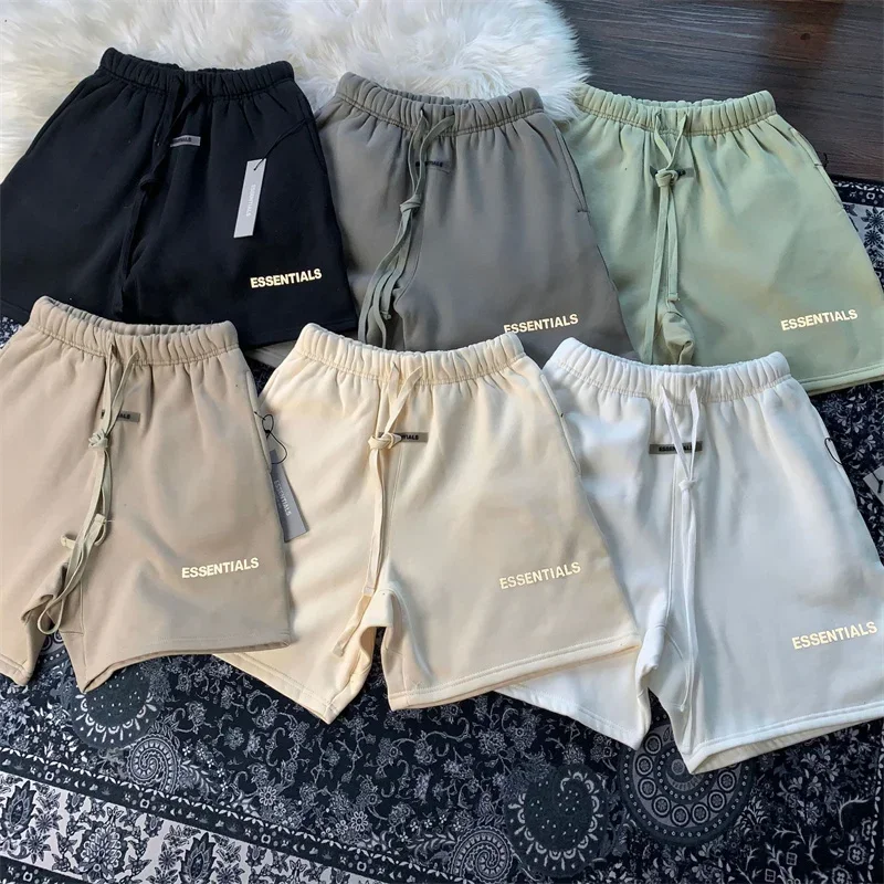 New Summer Essentials Men Shorts 100% Cotton Reflective Letter Logo Hip Hop Loose Oversize Men Women Unisex Trip Shorts 
New Summer Essentials Men Shorts 100% Cotton Reflective Letter Logo Hip Hop Loose Oversize Men Women Unisex Trip Shorts