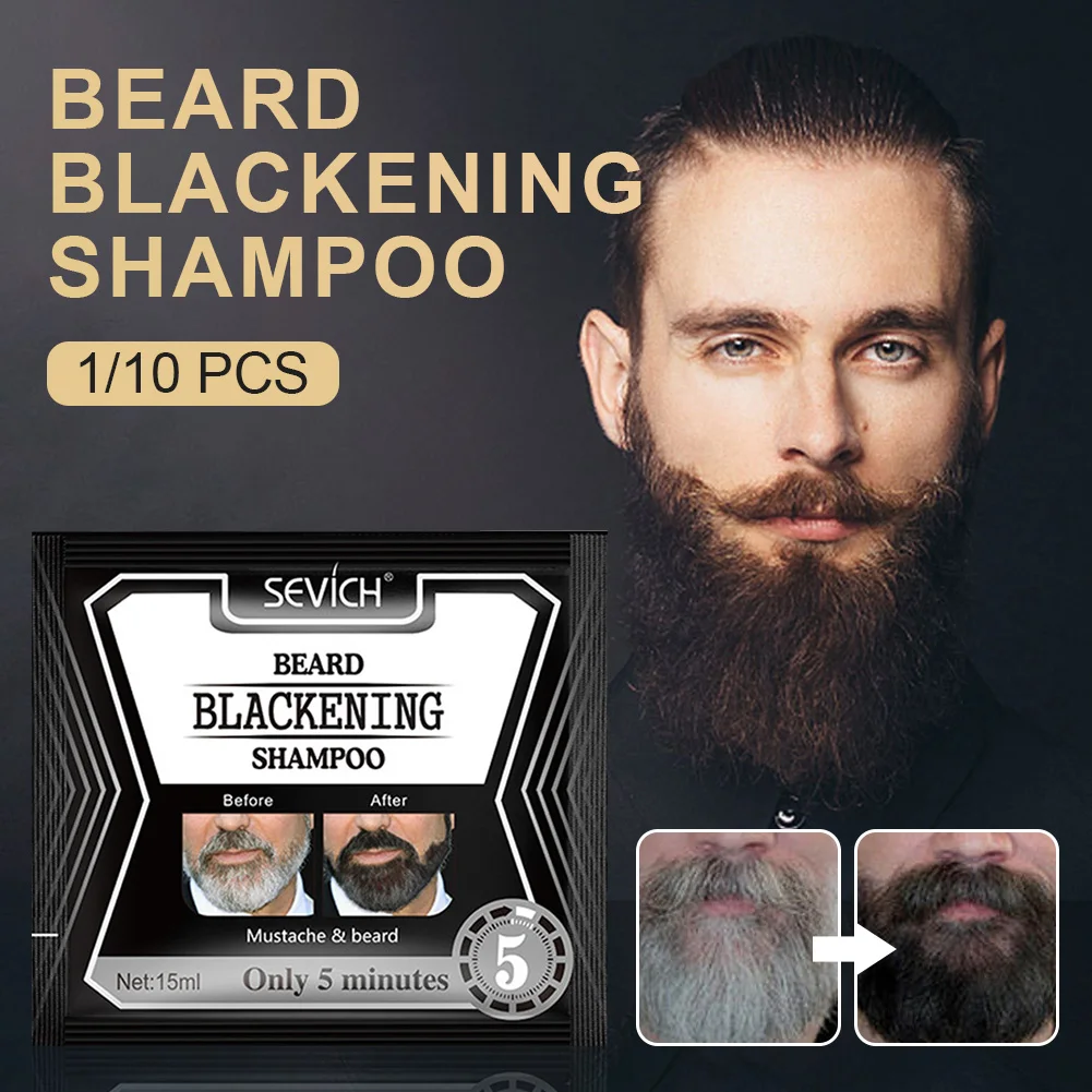 1/10pcs Long Lasting Beard Dye Shampoo For Men Beard Dying Removal White Grey Beard Hair Men Black Beard Care Tint Shampoo
1/10pcs Long Lasting Beard Dye Shampoo For Men Beard Dying Removal White Grey Beard Hair Men Black Beard Care Tint Shampoo