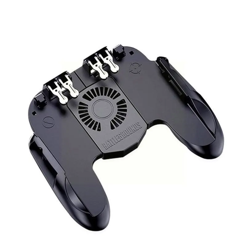 Cell Phone Video Gamepad Hand Grip with Cooling Fan Trigger PUBG Controller Game Mobile Shooting For iPhone Android Time limited
Cell Phone Video Gamepad Hand Grip with Cooling Fan Trigger PUBG Controller Game Mobile Shooting For iPhone Android Time limited