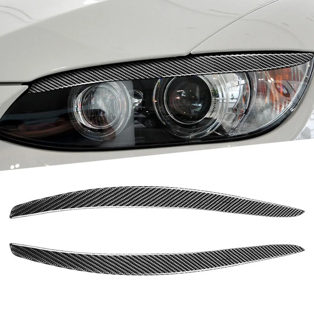 2Pcs Car Headlight Eyelid Eyebrow Cover For BMW E92 E93 M3 2006-2013 High Quality Carbon Fiber Headlamp Eyelid Eyebrow Trim
2Pcs Car Headlight Eyelid Eyebrow Cover For BMW E92 E93 M3 2006-2013 High Quality Carbon Fiber Headlamp Eyelid Eyebrow Trim