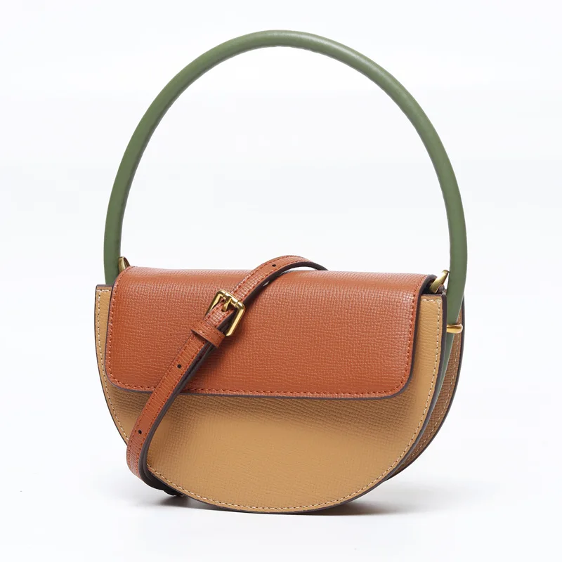 Fawnmount Designer Brand 2022 New Half Round Handbag Women Genuine Leather Underarm Bag One Shoulder Crossbody Mini Small Bag
Fawnmount Designer Brand 2022 New Half Round Handbag Women Genuine Leather Underarm Bag One Shoulder Crossbody Mini Small Bag