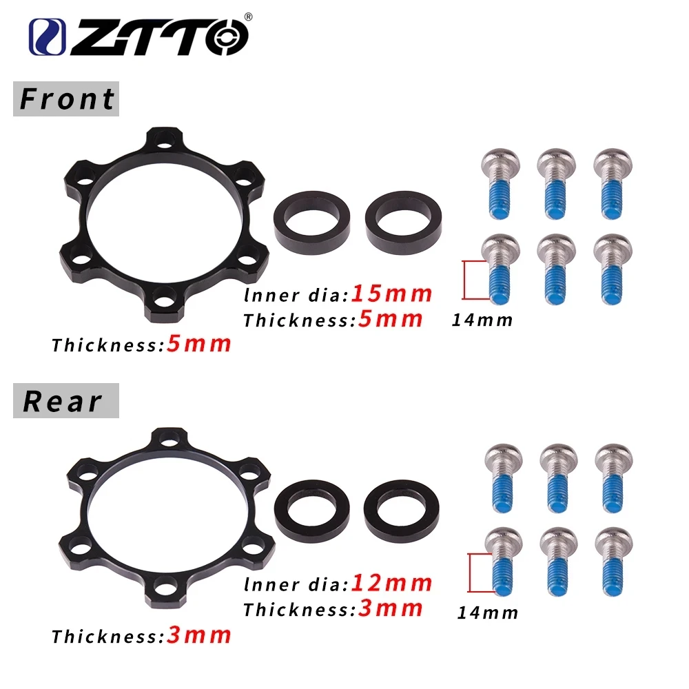 ZTTO Bicycle Boost Hub Adapter Change 12x142 to 148 15x100 to 110 110 148 Bike Hub Spacer Washer 6 Bolt standard Thru Axle 15mm
ZTTO Bicycle Boost Hub Adapter Change 12x142 to 148 15x100 to 110 110 148 Bike Hub Spacer Washer 6 Bolt standard Thru Axle 15mm