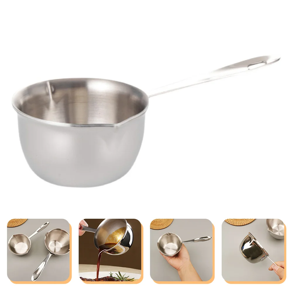 

Pot Melting Butter Warmer Chocolate Soap Boiler Bowl Universal Mini Kitchen Cheese Fondue Wax Metal Pots Melt