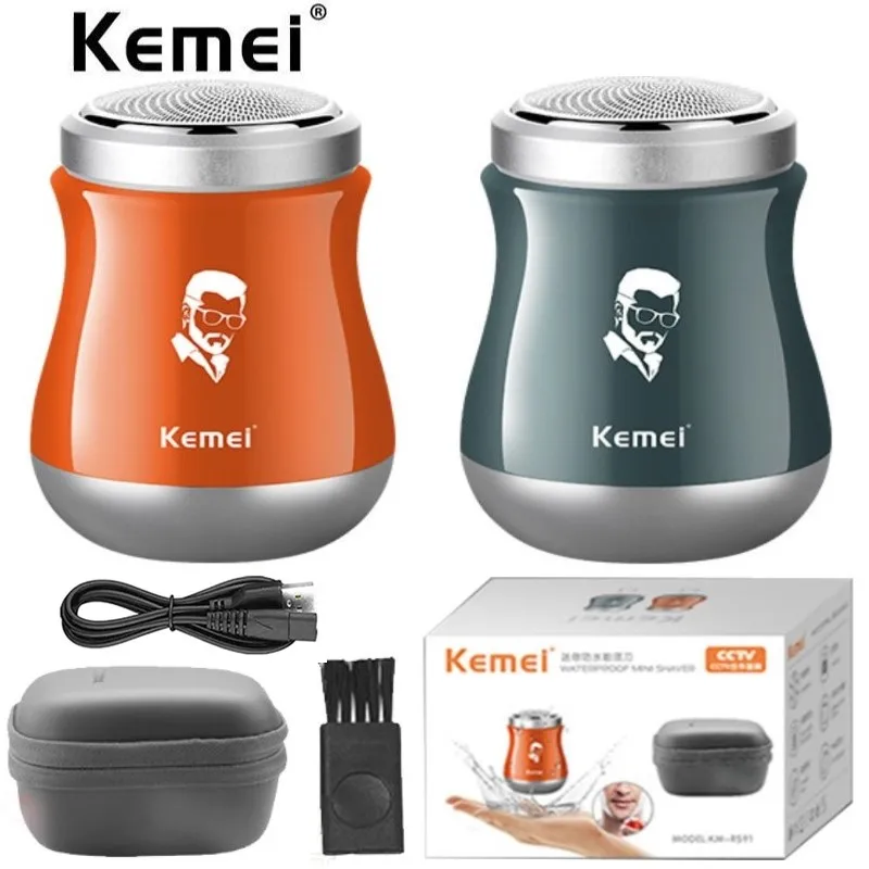 Kemei RS91 washable mini powerful rechargeable electric shaver for men beard electric razor shaving machine for home/travel use
Kemei RS91 washable mini powerful rechargeable electric shaver for men beard electric razor shaving machine for home/travel use