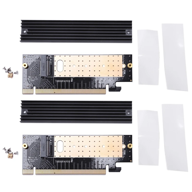 2X M.2 Nvme Ssd Adapter M2 To Pcie 3.0 X16 Controller Card M Key Interface Support Pci Express 3.0 X4 2230-2280 Size
2X M.2 Nvme Ssd Adapter M2 To Pcie 3.0 X16 Controller Card M Key Interface Support Pci Express 3.0 X4 2230-2280 Size