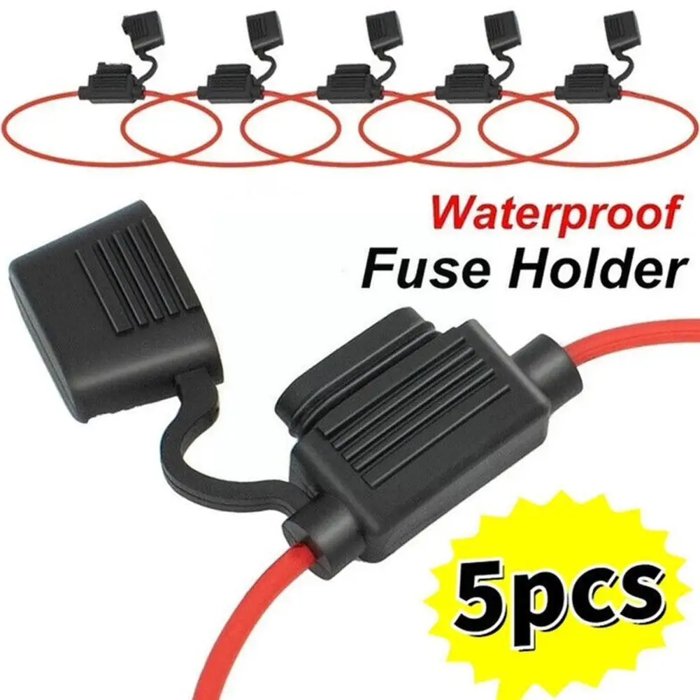 5pcs Car Mini Fuse Holder 12v 30a Wire In Line Accessories Anti-splash Damp-proof Cover Off Cut Auto Switch Socket Ad D2c8
5pcs Car Mini Fuse Holder 12v 30a Wire In Line Accessories Anti-splash Damp-proof Cover Off Cut Auto Switch Socket Ad D2c8