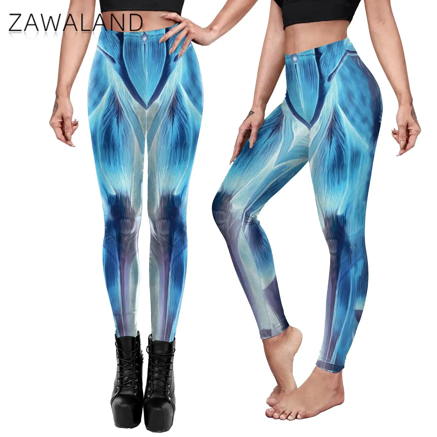 Zawaland Leggings for Women Elastic Leggins 3D Digital Printing Fitness Female Fashion Muscle Outfits High Waist Pants
Zawaland Leggings for Women Elastic Leggins 3D Digital Printing Fitness Female Fashion Muscle Outfits High Waist Pants