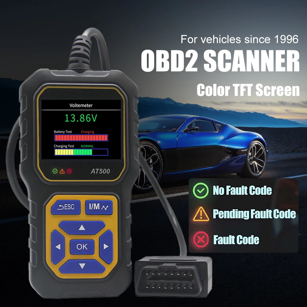 Car OBD2 Scanner Diagnostic Tool Code Reader Engine Cranking Charging Test for OBDII Vehicles Since 1996 Automotive Tools
Car OBD2 Scanner Diagnostic Tool Code Reader Engine Cranking Charging Test for OBDII Vehicles Since 1996 Automotive Tools