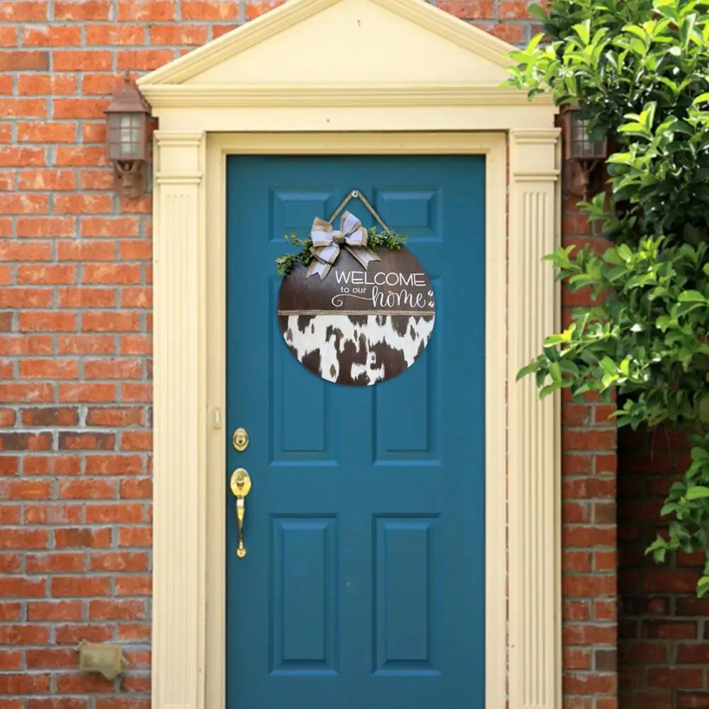 Welcome Sign Fashion Delicate Bright Color Front Door Wreath Hanging Plaque Christmas Decoration for Outdoor
Welcome Sign Fashion Delicate Bright Color Front Door Wreath Hanging Plaque Christmas Decoration for Outdoor