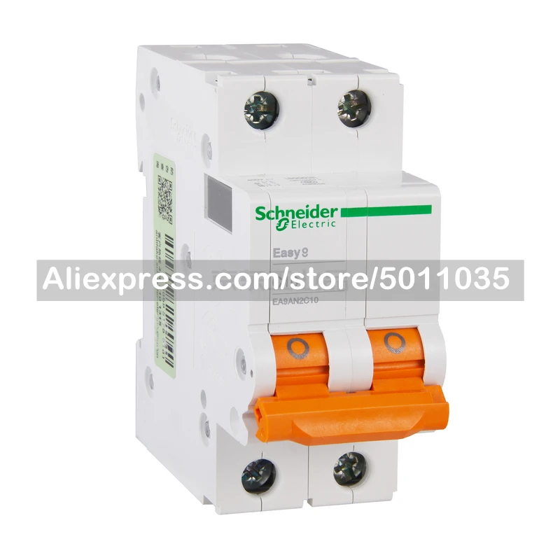 Миниатюрный автоматический выключатель EA9AN2C10 Schneider Electric, EA9AN 2P C10A; EA9AN2C10
Миниатюрный автоматический выключатель EA9AN2C10 Schneider Electric, EA9AN 2P C10A; EA9AN2C10