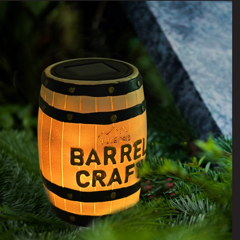 Led Solar Cask lamp Outdoor Table Decor Lamp Waterproof Garden Wine Barrel Statue Lights for Camping Patio Yard Pathway Walkway
Led Solar Cask lamp Outdoor Table Decor Lamp Waterproof Garden Wine Barrel Statue Lights for Camping Patio Yard Pathway Walkway