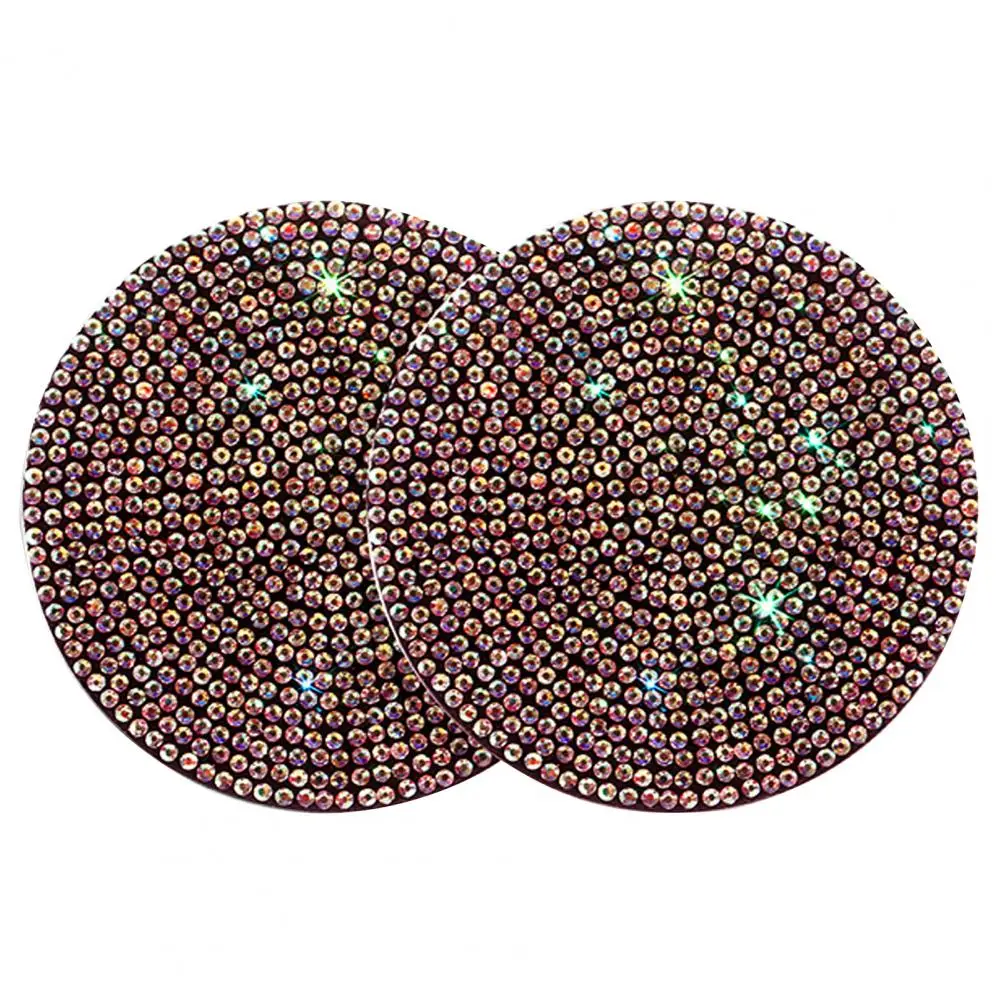 2Pcs Car Cup Coaster Shiny Rhinestone Waterproof PVC Protecting Surface Car Bottle Mat Anti-Slip Mat
2Pcs Car Cup Coaster Shiny Rhinestone Waterproof PVC Protecting Surface Car Bottle Mat Anti-Slip Mat