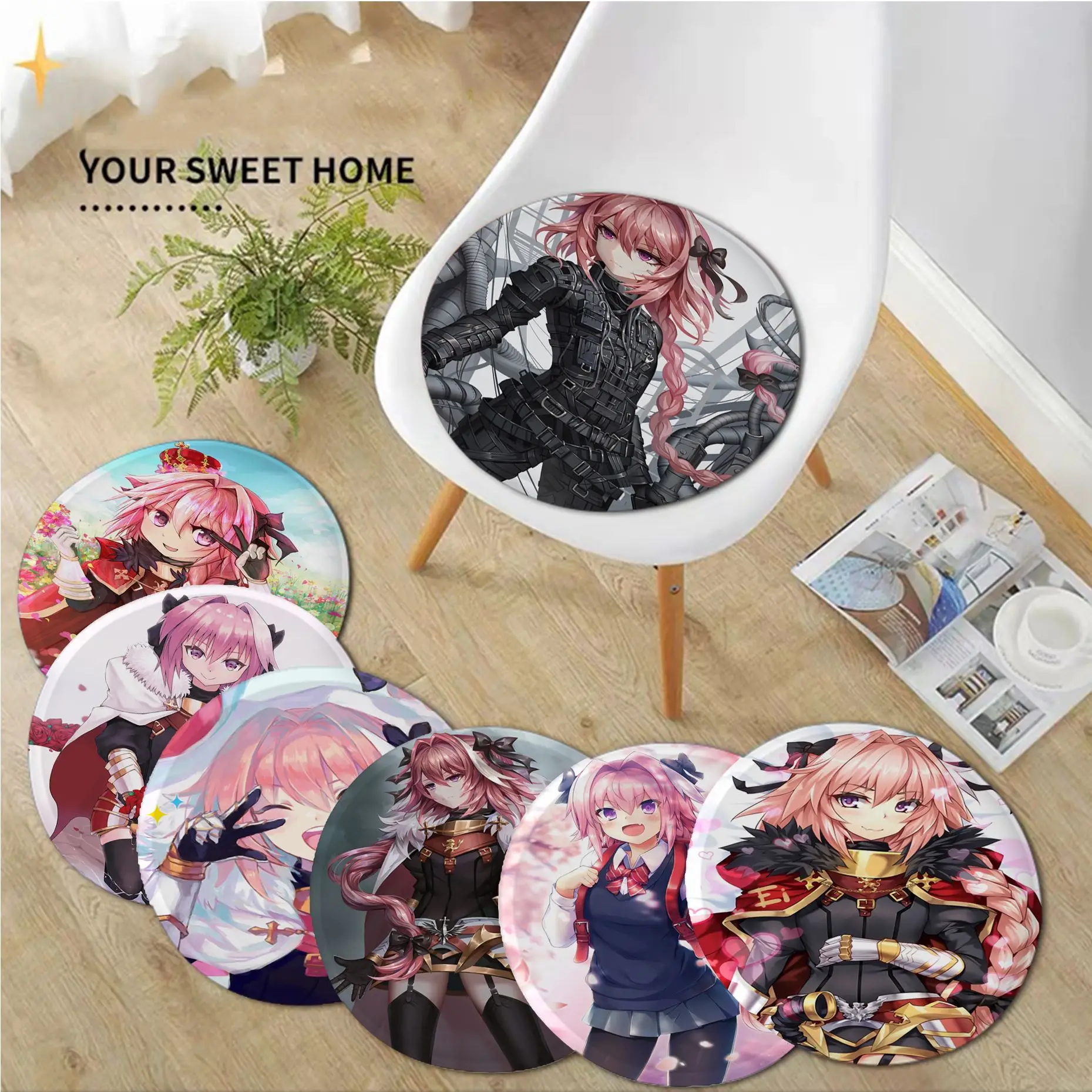 Anime Cute Fate Apocrypha Astolfo Modern Minimalist Style Dining Chair Cushion Circular Decoration Seat For Office Desk Seat Mat
Anime Cute Fate Apocrypha Astolfo Modern Minimalist Style Dining Chair Cushion Circular Decoration Seat For Office Desk Seat Mat
