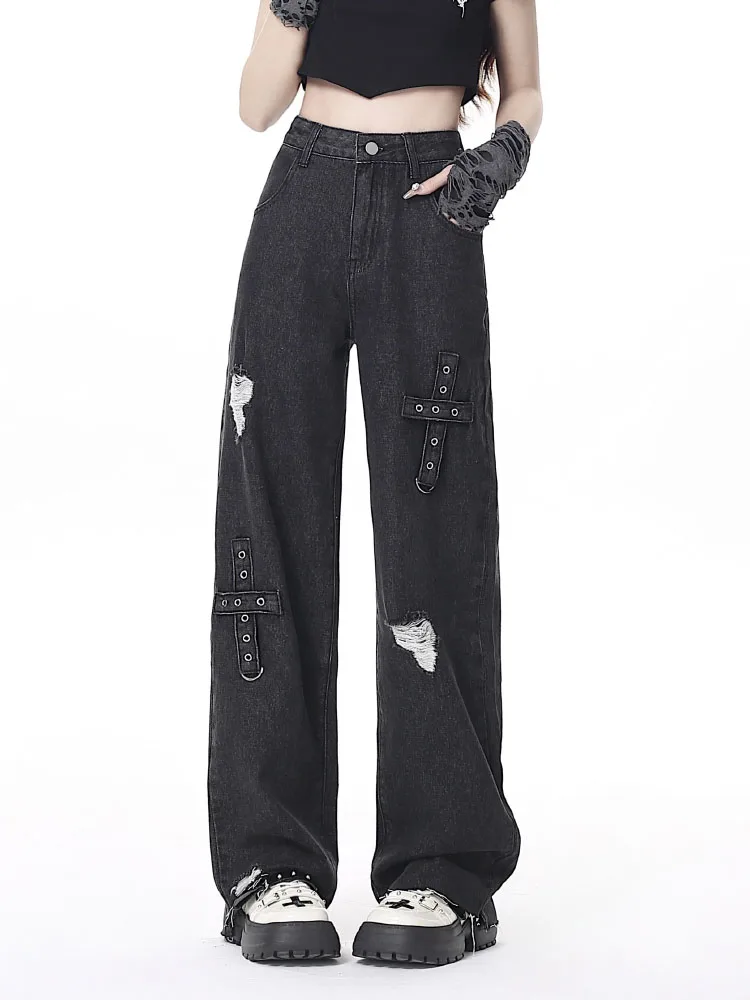 WCFCX STUDIO Vintage Y2K Ripped High Street Denim Pant Blue for Women Oversize Pants Harajuku Baggy Ladies Aesthetic Trousers
WCFCX STUDIO Vintage Y2K Ripped High Street Denim Pant Blue for Women Oversize Pants Harajuku Baggy Ladies Aesthetic Trousers