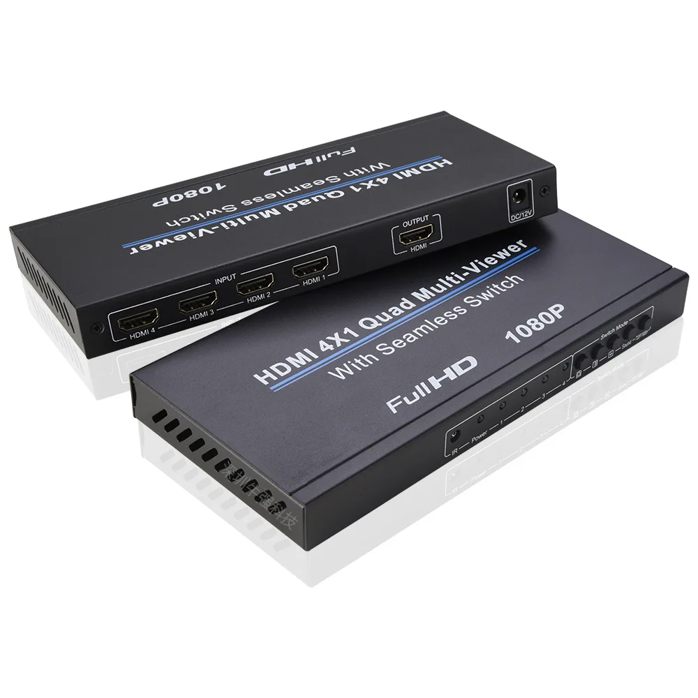 HDMI 4x1 мультипросмотр 4 входа 1 выход четырехъядерный мультипросмотр HD 1080P Аудио Видео конвертер 4 экрана бесшовный переключатель на 1 ТВ монитор
HDMI 4x1 мультипросмотр 4 входа 1 выход четырехъядерный мультипросмотр HD 1080P Аудио Видео конвертер 4 экрана бесшовный переключатель на 1 ТВ монитор