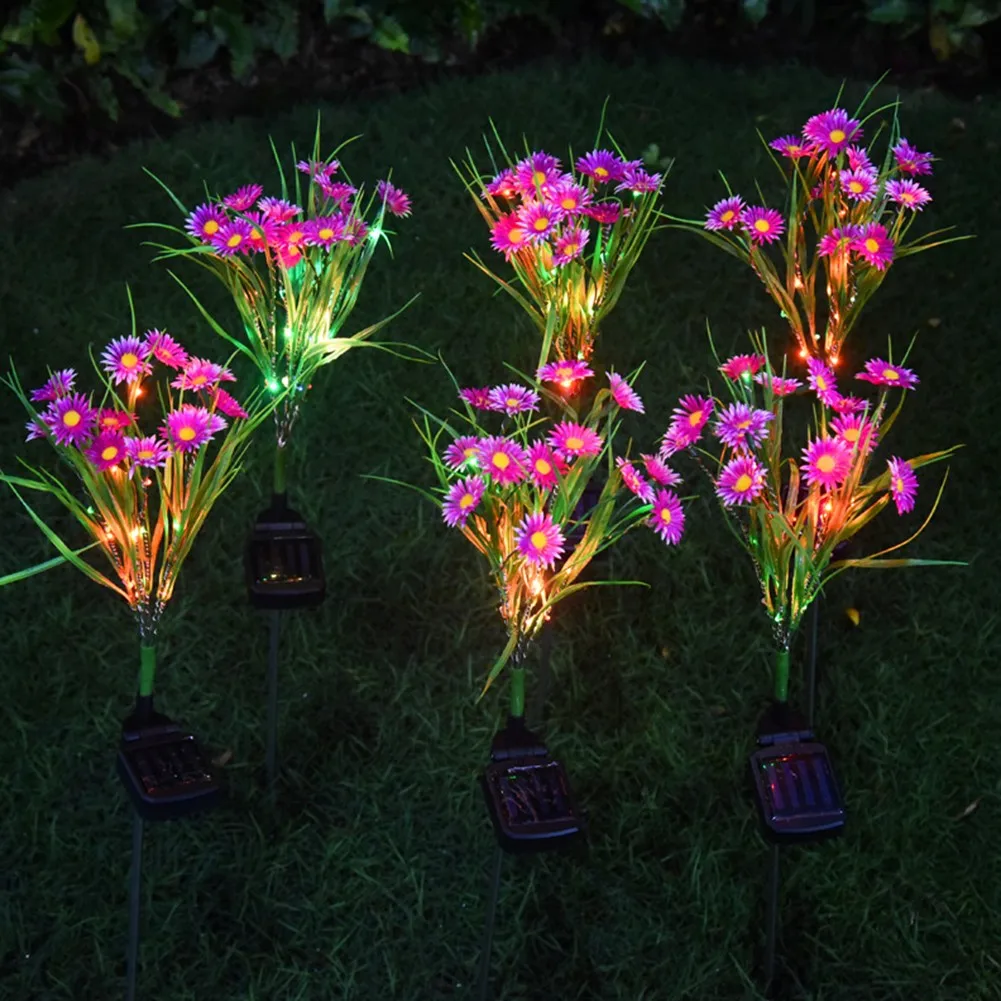Led Solar Flower Light Garden Lamp Outdoor Solar Colorful Chrysanthemum Light Wild Flower Landscape Courtyard Lawn Lamp
Led Solar Flower Light Garden Lamp Outdoor Solar Colorful Chrysanthemum Light Wild Flower Landscape Courtyard Lawn Lamp