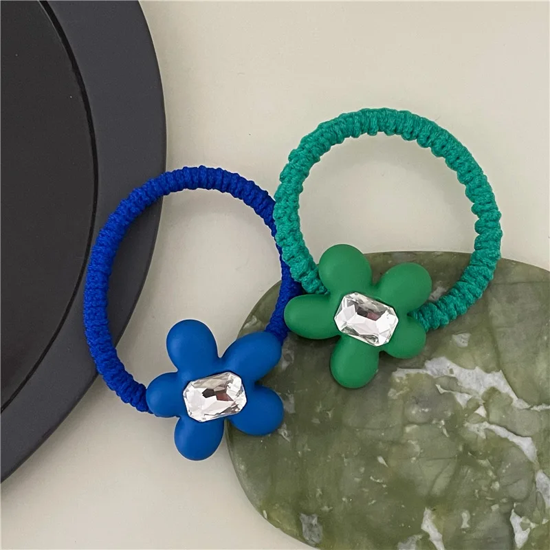 2pc Cute Korean Kawai Flower Crystal Elasticity Hair Ties Rings Rope Scrunchies for Women Girls Child Gift Hair Accessories
2pc Cute Korean Kawai Flower Crystal Elasticity Hair Ties Rings Rope Scrunchies for Women Girls Child Gift Hair Accessories