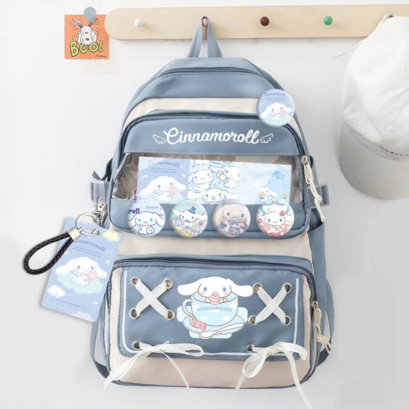 Sanrio Kuromi Backpack Girl Fashion Largecapacity School Bags Women My Melody Cartoon Kawaii Cute Shoulder Bags Students Gift
Sanrio Kuromi Backpack Girl Fashion Largecapacity School Bags Women My Melody Cartoon Kawaii Cute Shoulder Bags Students Gift