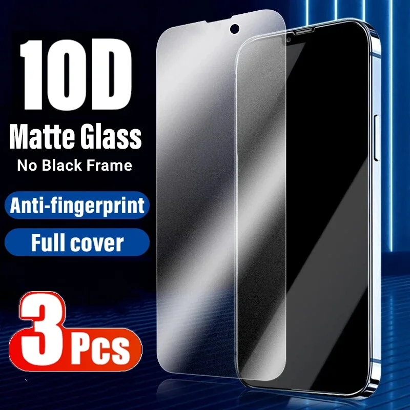 3PCS Full Cover Matte Screen Protectors for iPhone 13 12 11 14 Pro Max 7 8 Plus Frosted Glass for iPhone 12Mini 13 PRO XS MAX XR
3PCS Full Cover Matte Screen Protectors for iPhone 13 12 11 14 Pro Max 7 8 Plus Frosted Glass for iPhone 12Mini 13 PRO XS MAX XR