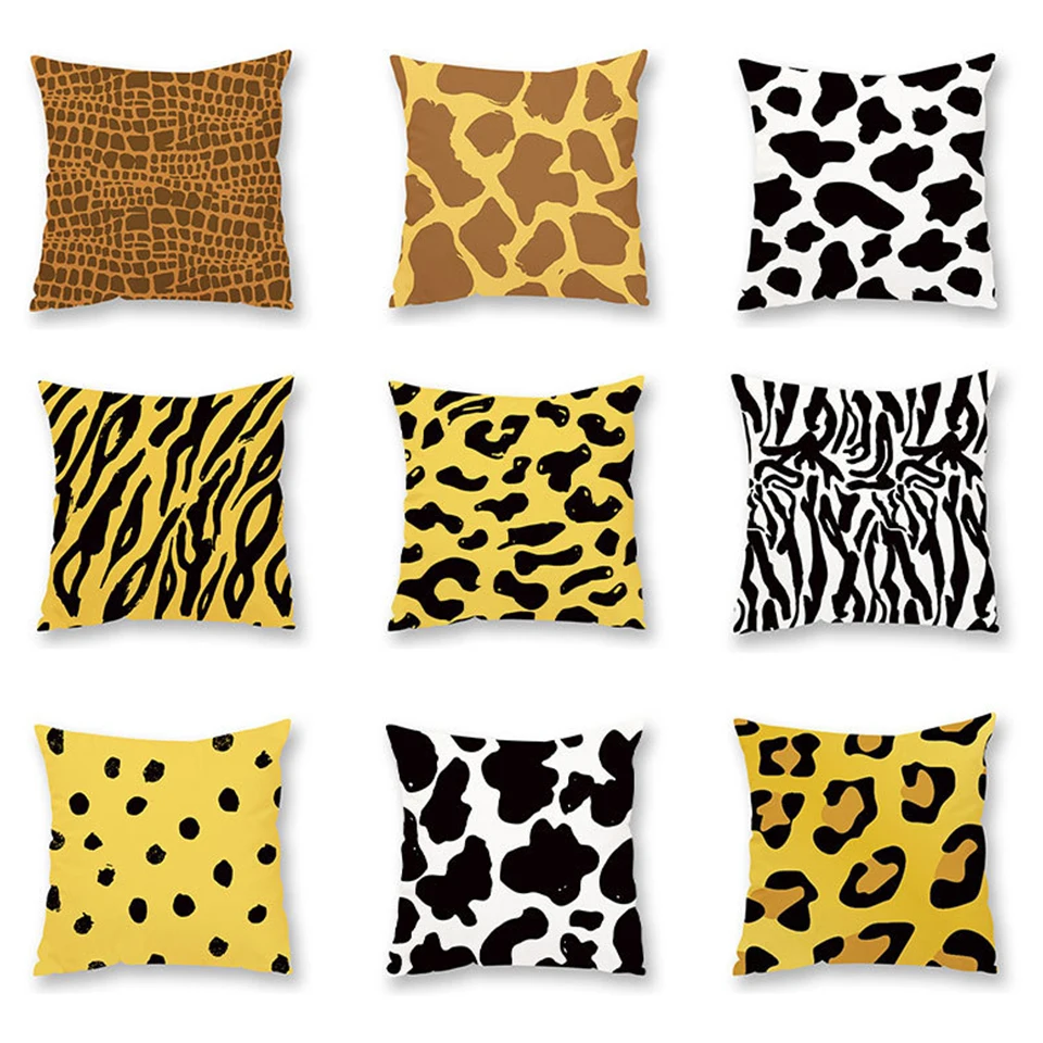 1pc 45*45 Wild Animal Pattern Pillow Cover Cow Zebra Leopard Print Pillowcase for Living Bedroom Seats Supplies Party Decoration
1pc 45*45 Wild Animal Pattern Pillow Cover Cow Zebra Leopard Print Pillowcase for Living Bedroom Seats Supplies Party Decoration