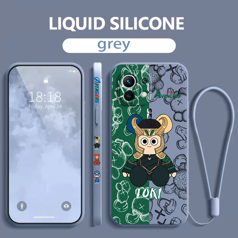 Marvel Cartoon iron man Loki Xiaomi Phone Case For Mi 13 12S 12 12T 12X 11i 11T 11 10S 10T Pro Lite Ultra Liquid Left Rope 
Marvel Cartoon iron man Loki Xiaomi Phone Case For Mi 13 12S 12 12T 12X 11i 11T 11 10S 10T Pro Lite Ultra Liquid Left Rope