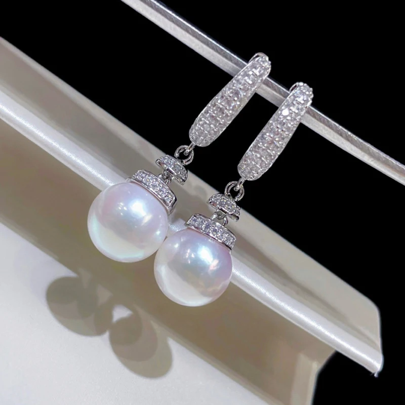 MeiBaPJ 8-9mm Round Natural Pearl Fashion Drop Earrings Real 925 Silver Empty Tray Fine Charm Wedding Jewelry for Women
MeiBaPJ 8-9mm Round Natural Pearl Fashion Drop Earrings Real 925 Silver Empty Tray Fine Charm Wedding Jewelry for Women