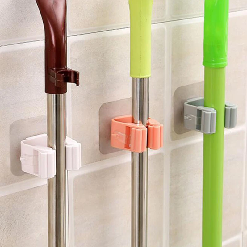 Traceless Mop Clip Bathroom Wall-mounted Mop Broom Brush Organizer Holder Multifunction Punch-free Storage Rack Wall Sticky Hook
Traceless Mop Clip Bathroom Wall-mounted Mop Broom Brush Organizer Holder Multifunction Punch-free Storage Rack Wall Sticky Hook