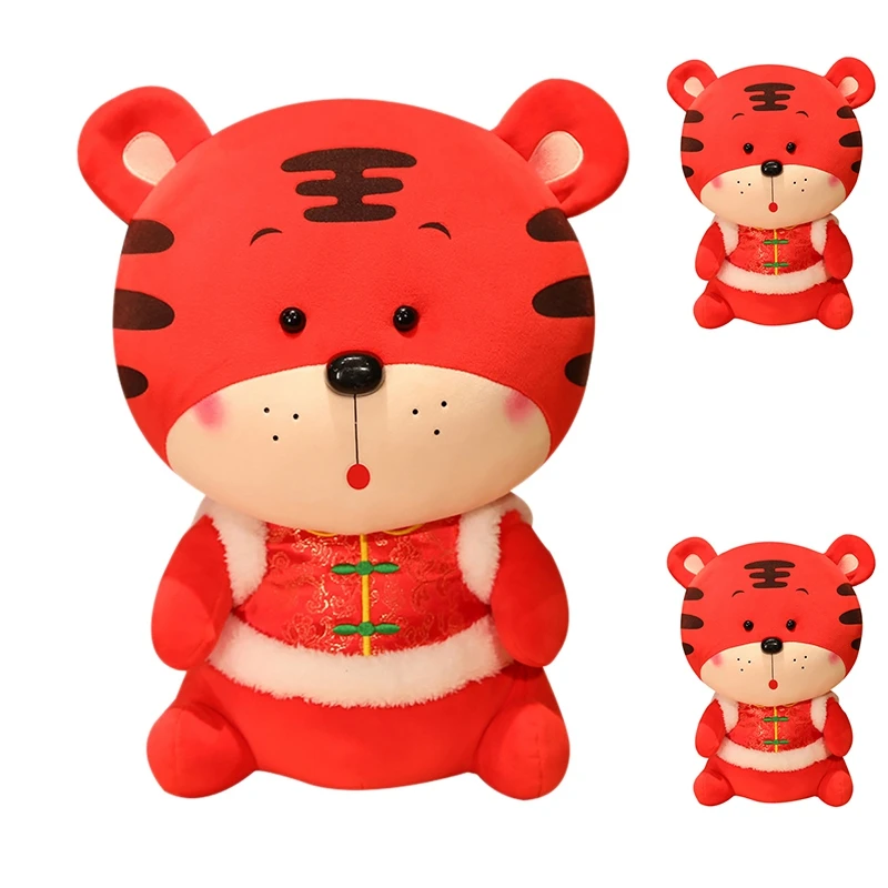 Tiger Figurine Plush Toy Children Toy Doll Animal Tiger Tang Costume Chinese Style Toy For Kids Adults
Tiger Figurine Plush Toy Children Toy Doll Animal Tiger Tang Costume Chinese Style Toy For Kids Adults