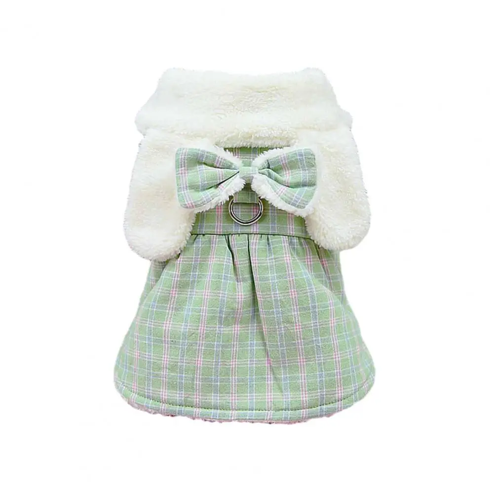 Plaid Pattern Dog Dress Winter Warm Pet Dress with Plaid Pattern Bow Traction Ring Stylish Princess Dress for Cats Dogs Cozy Pet
Plaid Pattern Dog Dress Winter Warm Pet Dress with Plaid Pattern Bow Traction Ring Stylish Princess Dress for Cats Dogs Cozy Pet