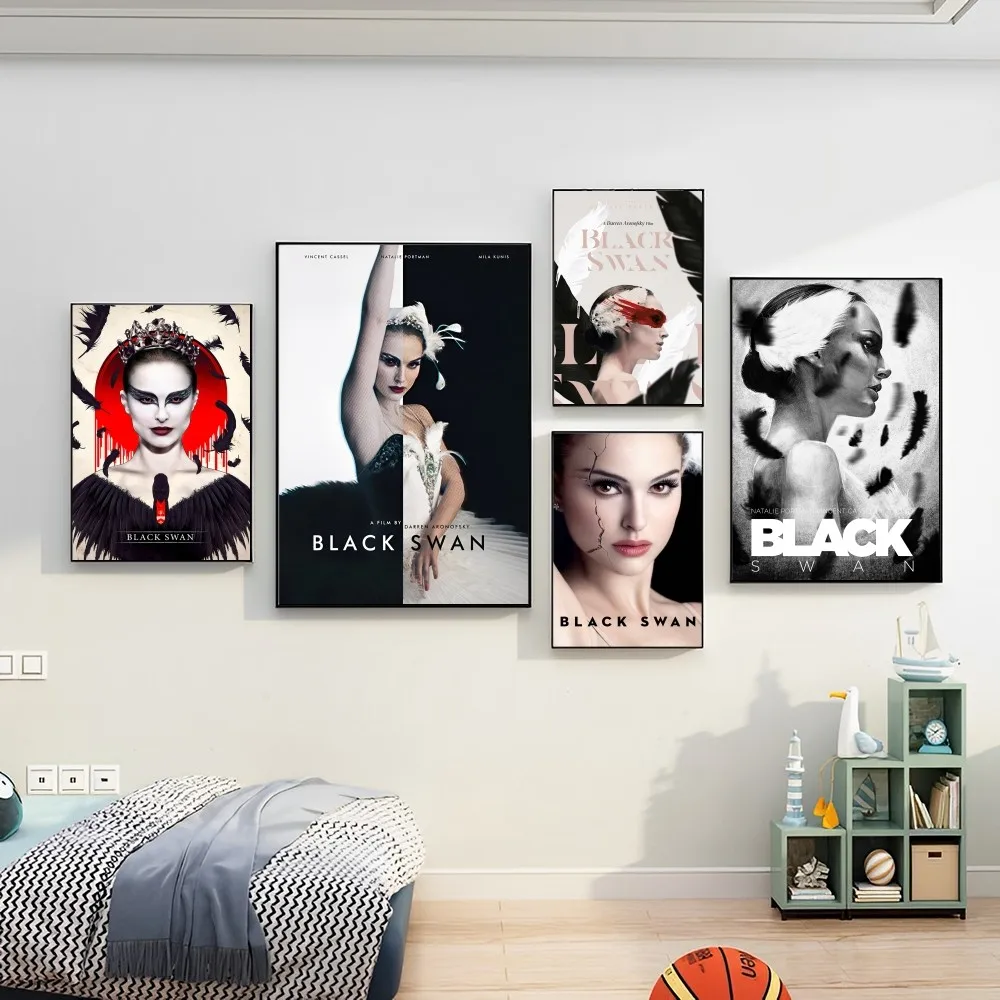 Movie Black Swan Poster Self-adhesive Art Poster Retro Kraft Paper Sticker DIY Room Bar Cafe Vintage Decorative 
Movie Black Swan Poster Self-adhesive Art Poster Retro Kraft Paper Sticker DIY Room Bar Cafe Vintage Decorative
