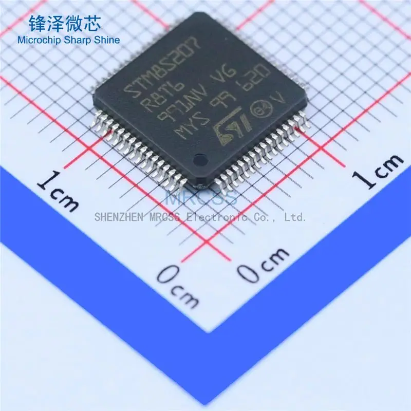 MCU 8-bit STM8S STM8 CISC 64KB Flash 3.3V/5V 64-Pin LQFP Tray - Trays STM8S207R8T6
MCU 8-bit STM8S STM8 CISC 64KB Flash 3.3V/5V 64-Pin LQFP Tray - Trays STM8S207R8T6