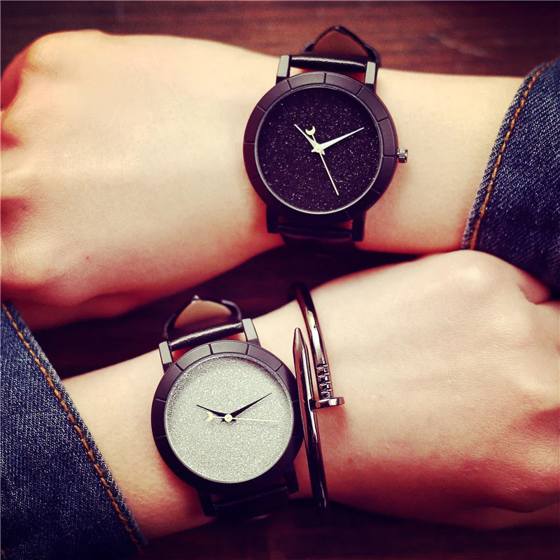 Cute Moon Stars Design Analog Wrist Watch Women Unique Romantic Starry Sky Dial Casual Fashion Quartz Watches Woman Girl Gift
Cute Moon Stars Design Analog Wrist Watch Women Unique Romantic Starry Sky Dial Casual Fashion Quartz Watches Woman Girl Gift
