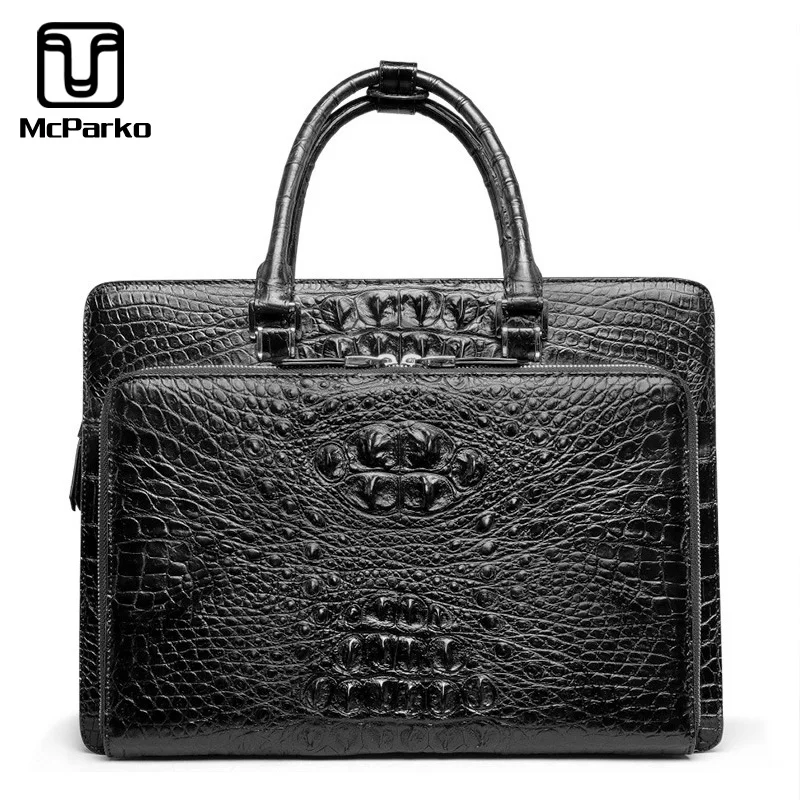 McParko Genuine Crocodile Leather Briefcase Men Luxury Business Bags Fashion Brand New Design Black Brown
McParko Genuine Crocodile Leather Briefcase Men Luxury Business Bags Fashion Brand New Design Black Brown