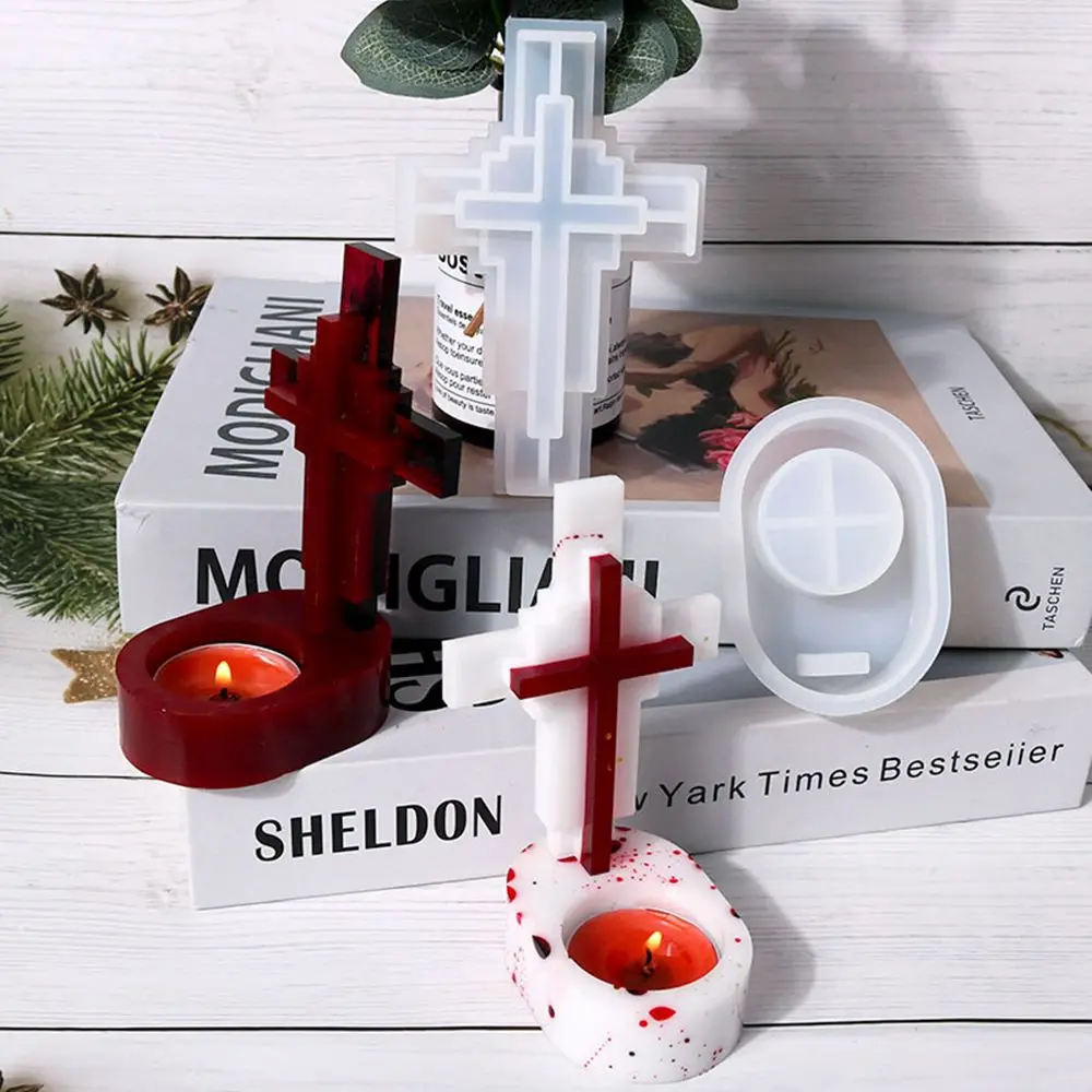 Jewelry Tools Handmade Coaster Tray Cake Mold Silicone Mold Candlestick Mold Cross Shape Candle Holder
Jewelry Tools Handmade Coaster Tray Cake Mold Silicone Mold Candlestick Mold Cross Shape Candle Holder