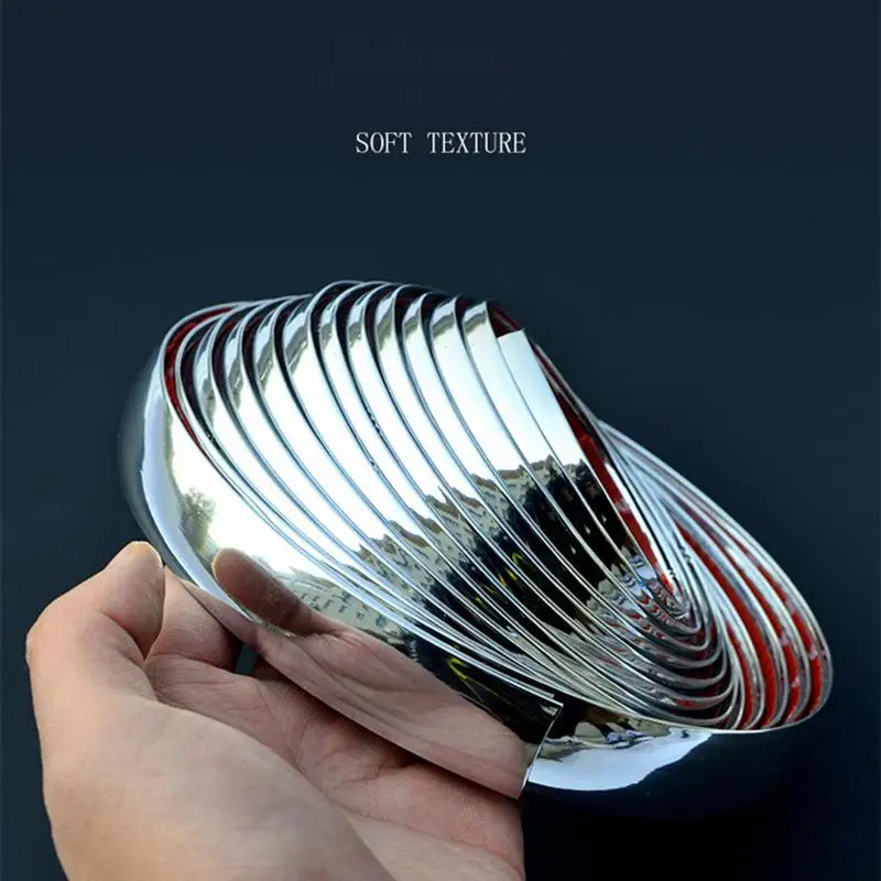 Стайлинг автомобиля, автомобильная самоклеящаяся Боковая дверь, хромированная полоса, зеркальная защитная отделочная лента, декоративная наклейка для автомобиля
Стайлинг автомобиля, автомобильная самоклеящаяся Боковая дверь, хромированная полоса, зеркальная защитная отделочная лента, декоративная наклейка для автомобиля