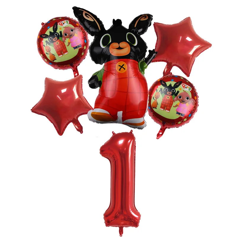 6pcs Cartoon Red Black Rabbit Balloon 32inch Number Balloon Birthday Party Decoration Baby Shower Kids Party Air Globos
6pcs Cartoon Red Black Rabbit Balloon 32inch Number Balloon Birthday Party Decoration Baby Shower Kids Party Air Globos