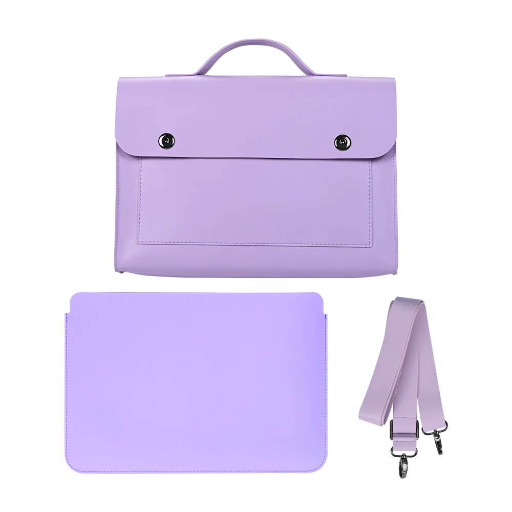 PU Leather Laptop Bags For Women 13 14 inch Computer Shoulder Bag Casual Portable Waterproof Notebook Briefcase Handbag
PU Leather Laptop Bags For Women 13 14 inch Computer Shoulder Bag Casual Portable Waterproof Notebook Briefcase Handbag