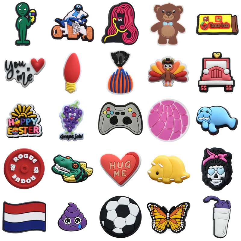 Women Charm Packs Para Pins Gifts Shoes Accessories Shoe Charms Girl Set Jeans Wholesale Bulk Decorations for Crocs Kids Men Boy
Women Charm Packs Para Pins Gifts Shoes Accessories Shoe Charms Girl Set Jeans Wholesale Bulk Decorations for Crocs Kids Men Boy