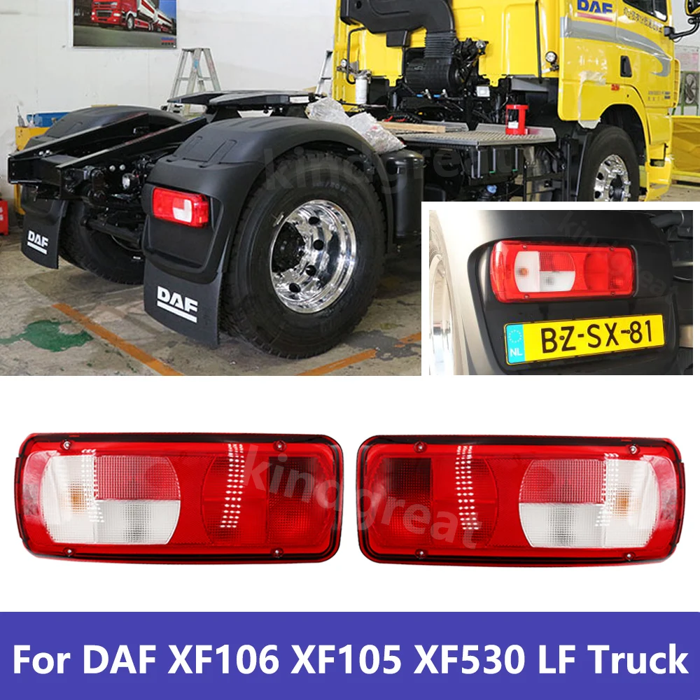 Truck Tail Lamp Auto Spare Parts 24V for DAF XF106 XF105 XF530 LF 1875577 1875578 Truck Tail Lamp 
Truck Tail Lamp Auto Spare Parts 24V for DAF XF106 XF105 XF530 LF 1875577 1875578 Truck Tail Lamp