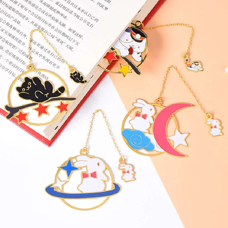 Creative Rabbit Metal Bookmarks Cute Cartoon Animal Book Mark School Students Reading Office Kawaii Supplies Korean Stationery
Creative Rabbit Metal Bookmarks Cute Cartoon Animal Book Mark School Students Reading Office Kawaii Supplies Korean Stationery