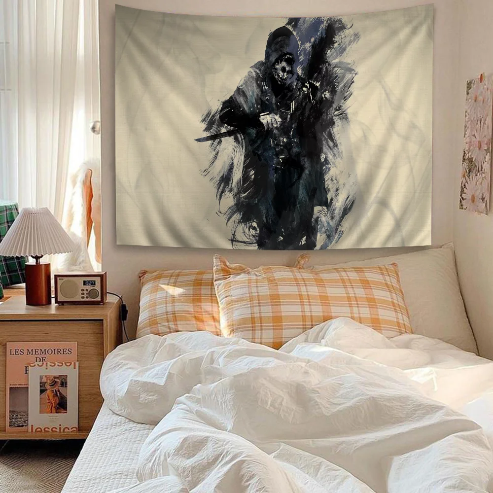 Dishonored Hippie Wall Hanging Tapestries Art Science Fiction Room Home Decor Kawaii