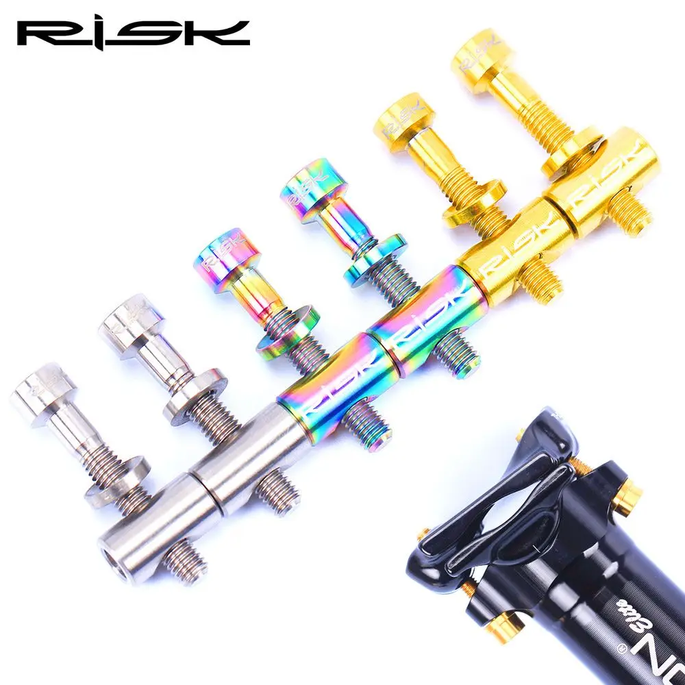 TC4 Seatpost Saddle Road Bicycle M5*30MM Fixed Screws Titanium Alloy Fixed Bolts Bike Seat Post
TC4 Seatpost Saddle Road Bicycle M5*30MM Fixed Screws Titanium Alloy Fixed Bolts Bike Seat Post