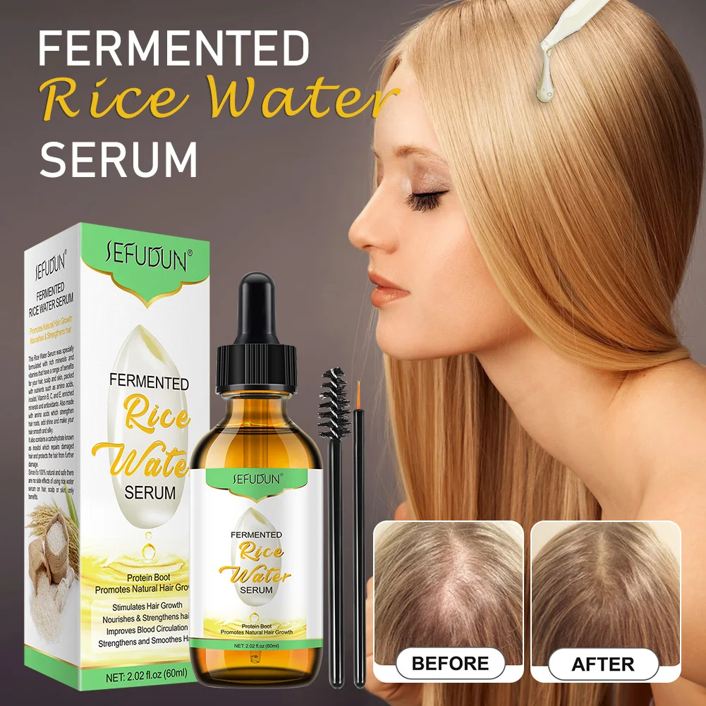 Fermented Rice Water Hair Serum Reduce Hair Loss Dryness Nourishing Smooth Hair Essential Oil Damaged Hair Repair Care
Fermented Rice Water Hair Serum Reduce Hair Loss Dryness Nourishing Smooth Hair Essential Oil Damaged Hair Repair Care